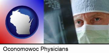 a physician viewing x-ray results in Oconomowoc, WI